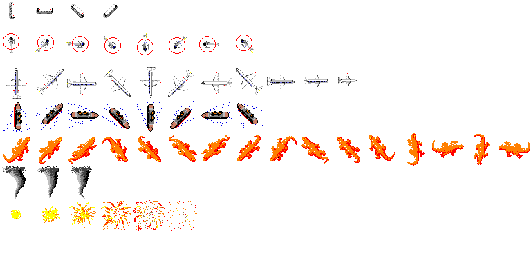 Game sprites